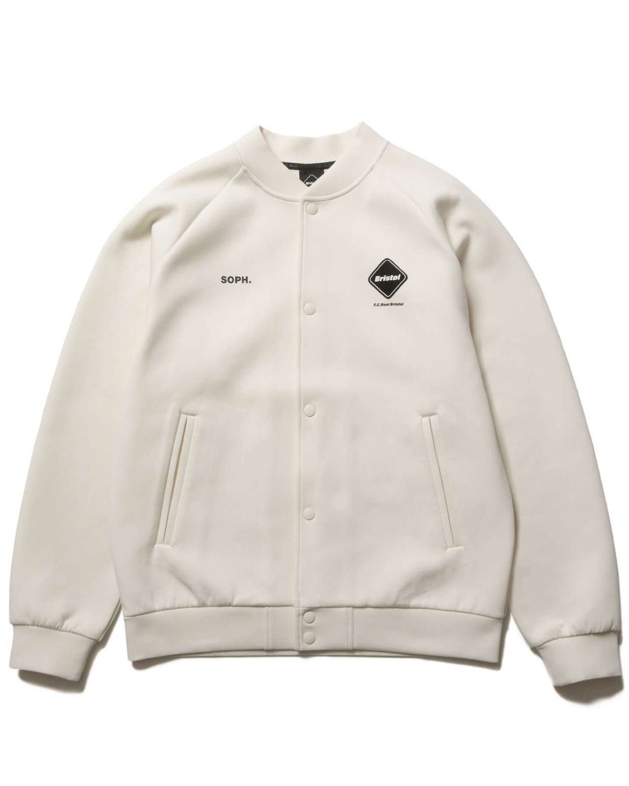 TECH SWEAT VARSITY BLOUSON,WHITE, large image number 0