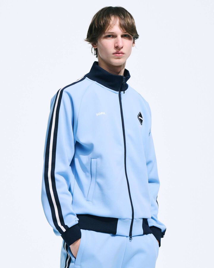 TRAINING TRACK JACKET,LIGHT BLUE, medium image number 5