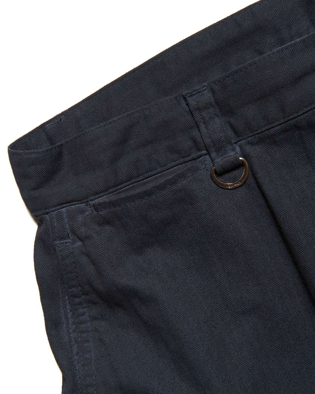 DAMAGED WIDE CROPPED PANTS,BLACK, large image number 2
