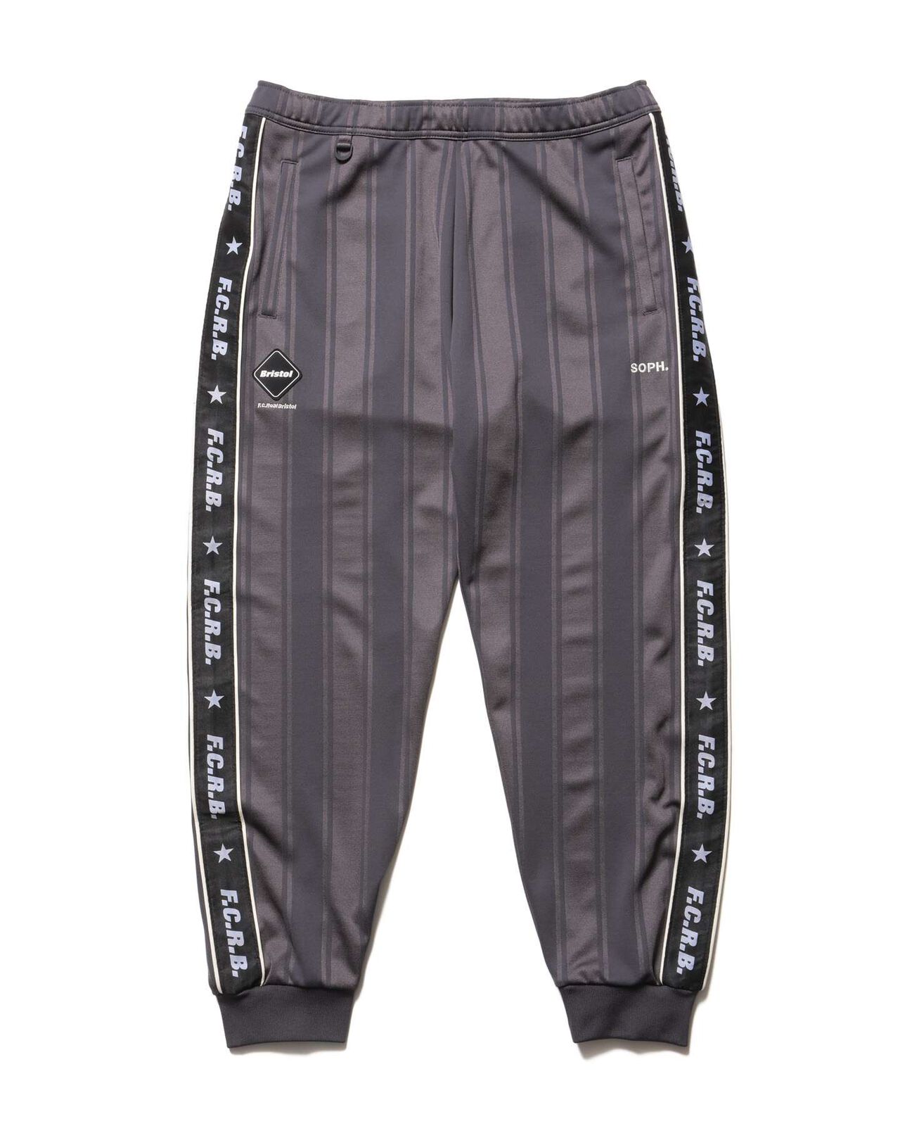 SHADOW WEAVE STRIPE PANTS,CHARCOAL GRAY, large image number 0