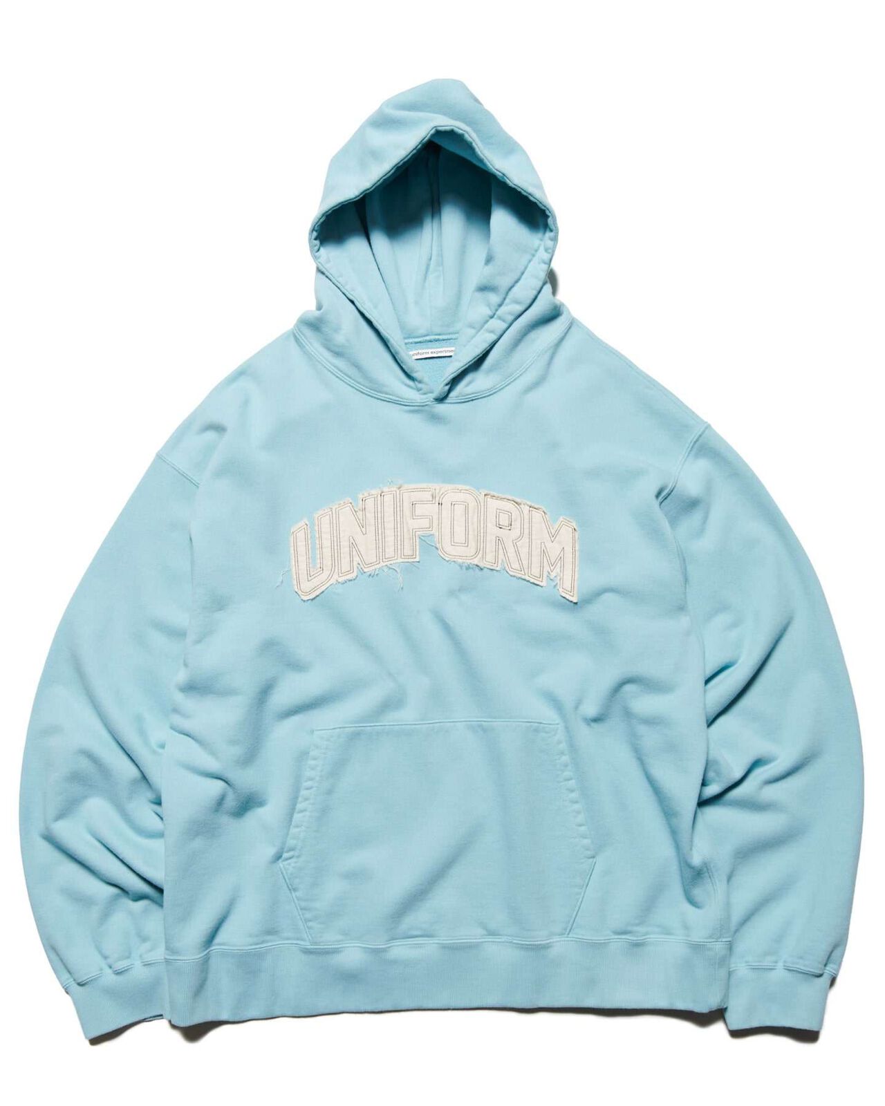CUT-OUT LOGO SWEAT HOODIE,LIGHT BLUE, large image number 0