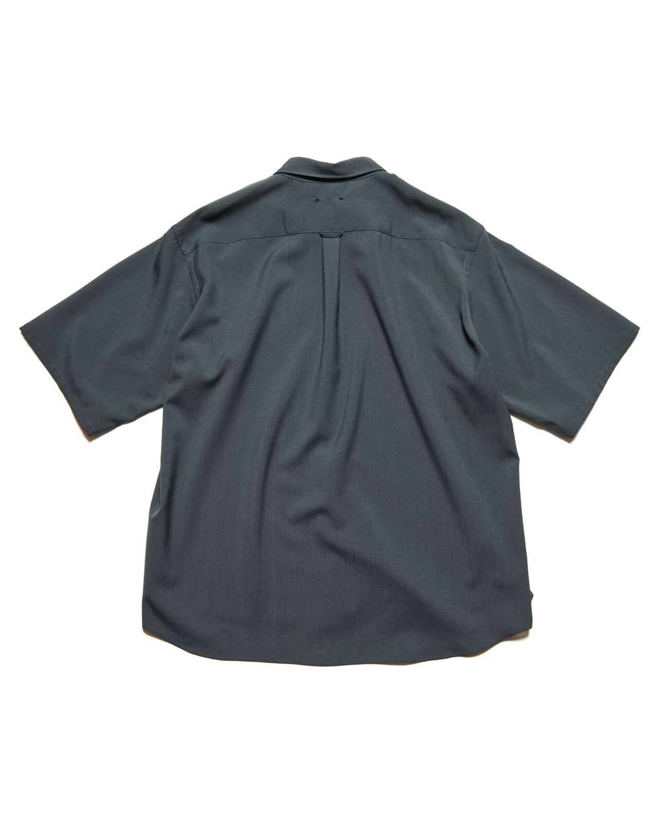 HIGH-TWIST POPLIN RELAX-FIT S/S SHIRT,CHARCOAL GRAY, large image number 1