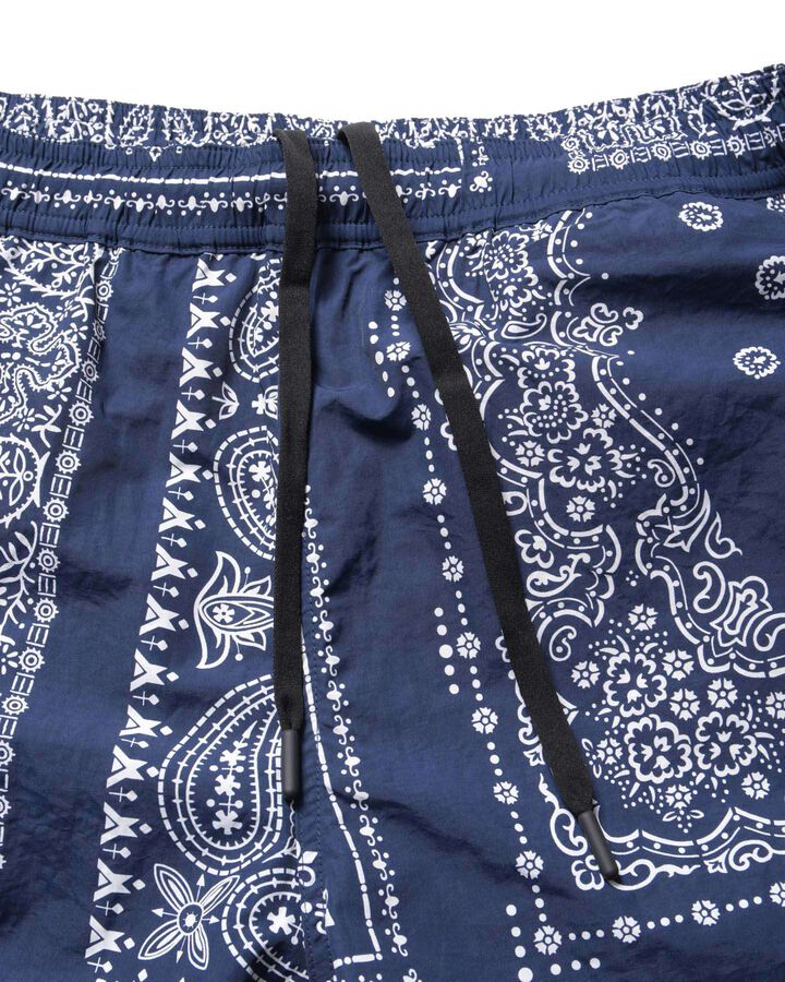 BANDANA NYLON EASY SHORTS,NAVY, medium image number 3