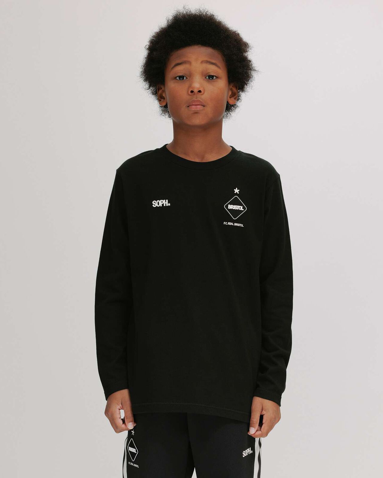ERIC HAZE: EMBLEM L/S TEE,BLACK, large image number 5
