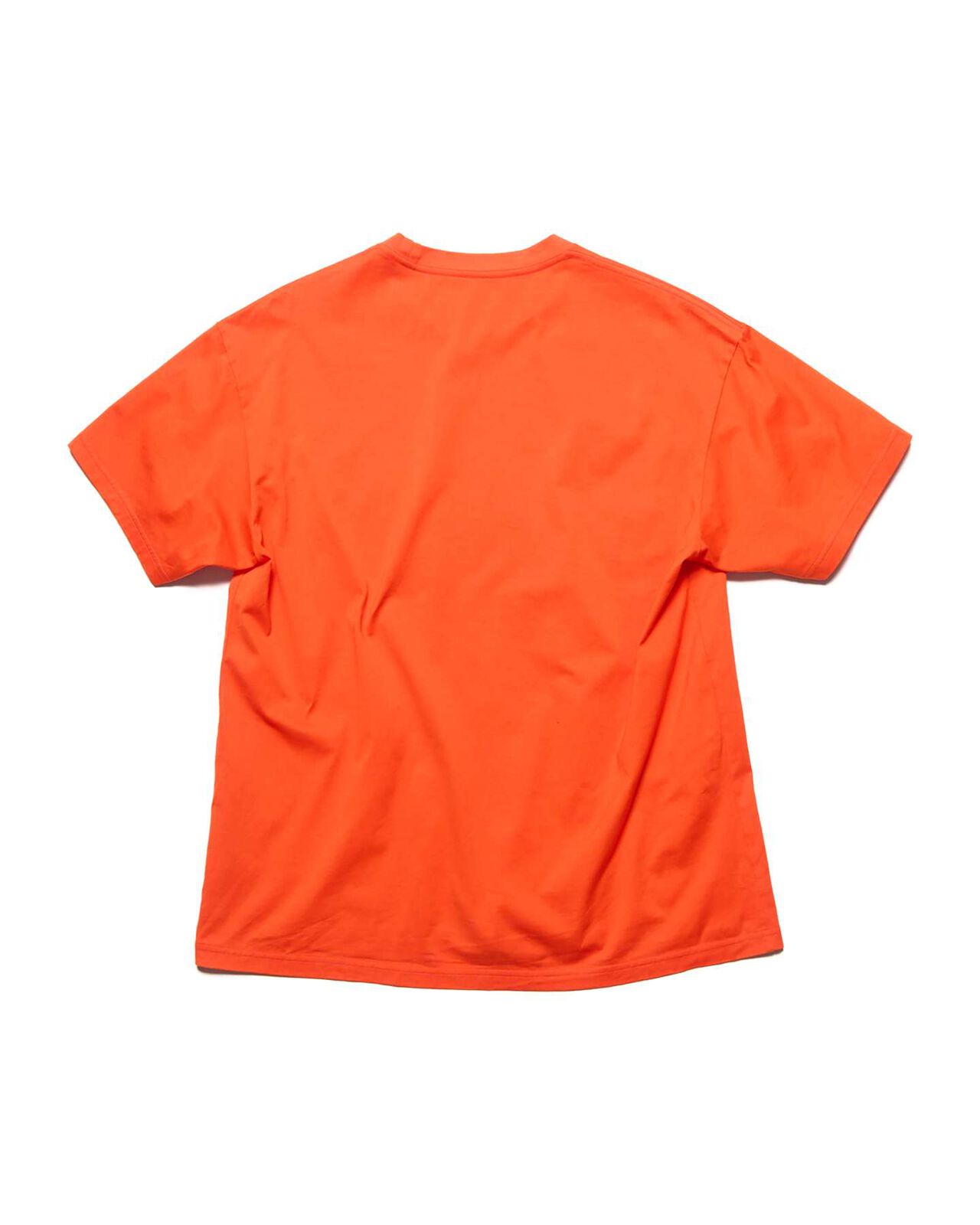 LUSTER COTTON ESSENTIAL S/S TEE,ORANGE, large image number 1