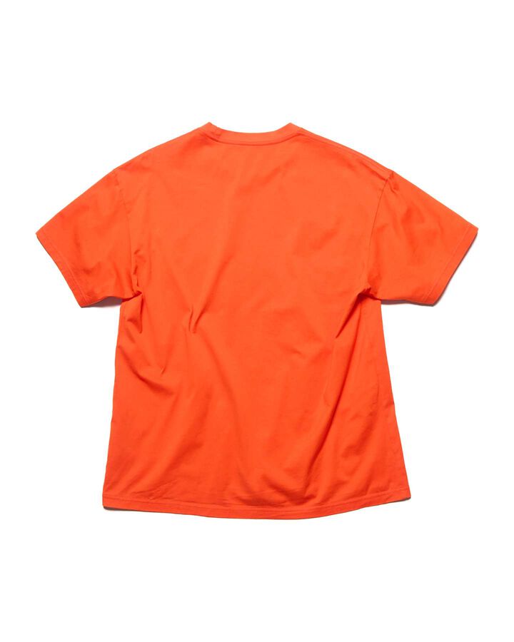 LUSTER COTTON ESSENTIAL S/S TEE,ORANGE, medium image number 1
