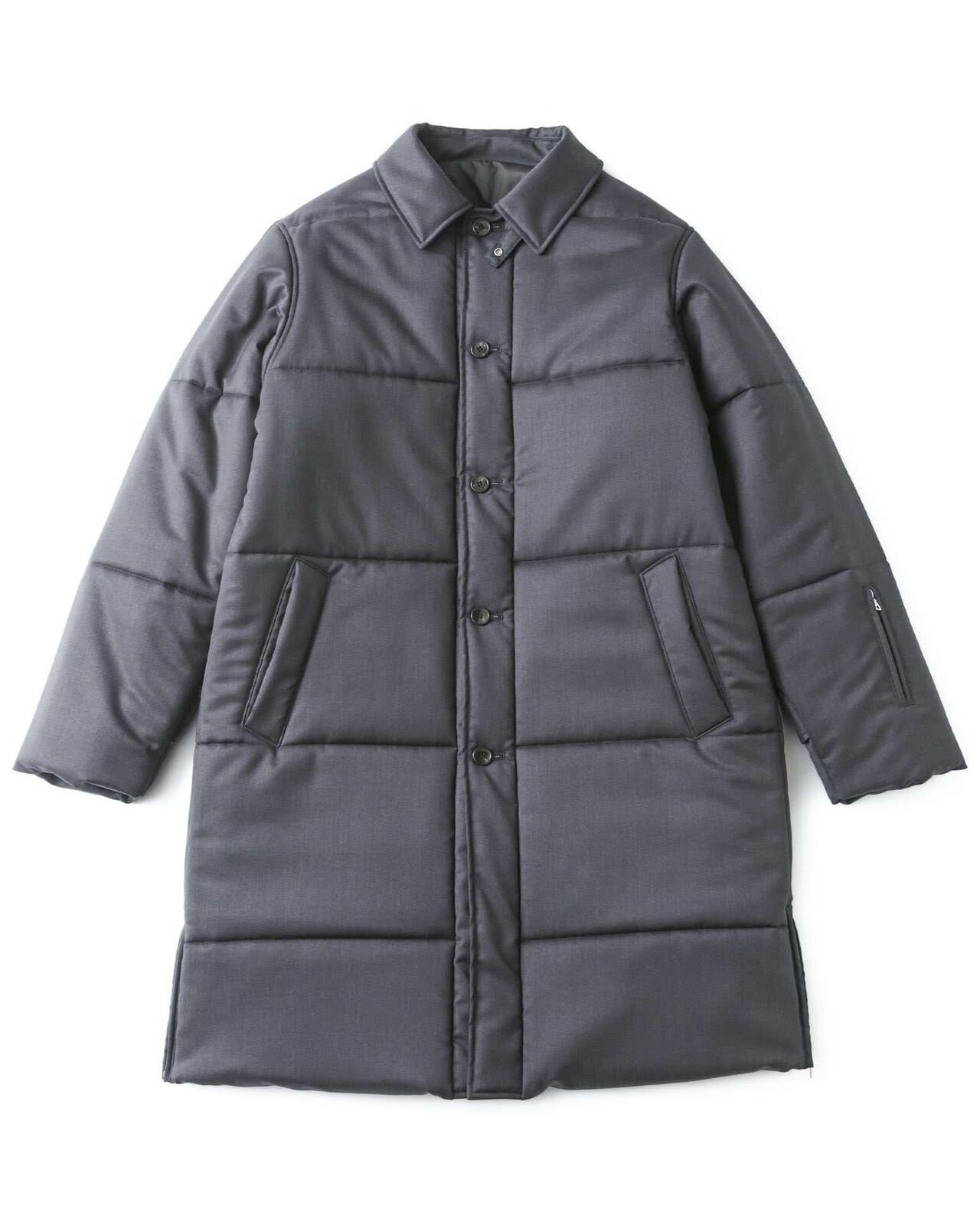 PADDED COAT,CHARCOAL GRAY, large image number 0