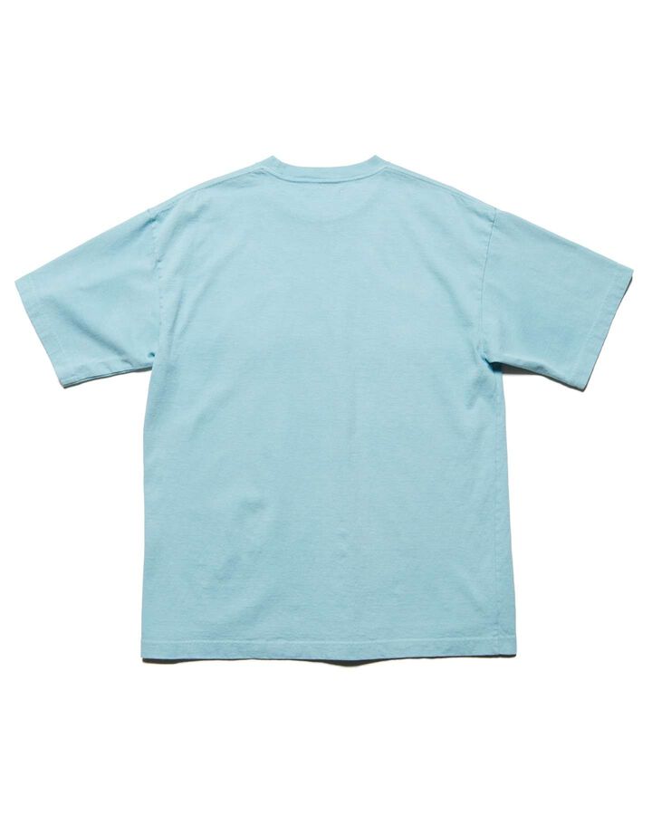 CUT-OUT LOGO TEE,LIGHT BLUE, medium image number 1