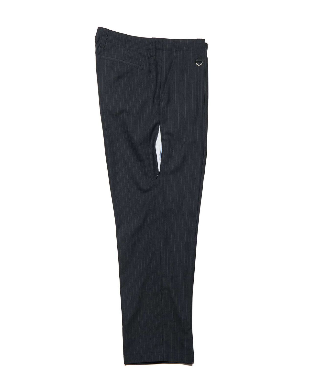 STRETCH WOOL SIDE POCKET TAPERED PANTS,A, large image number 1