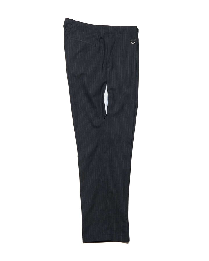 STRETCH WOOL SIDE POCKET TAPERED PANTS,A, medium image number 1
