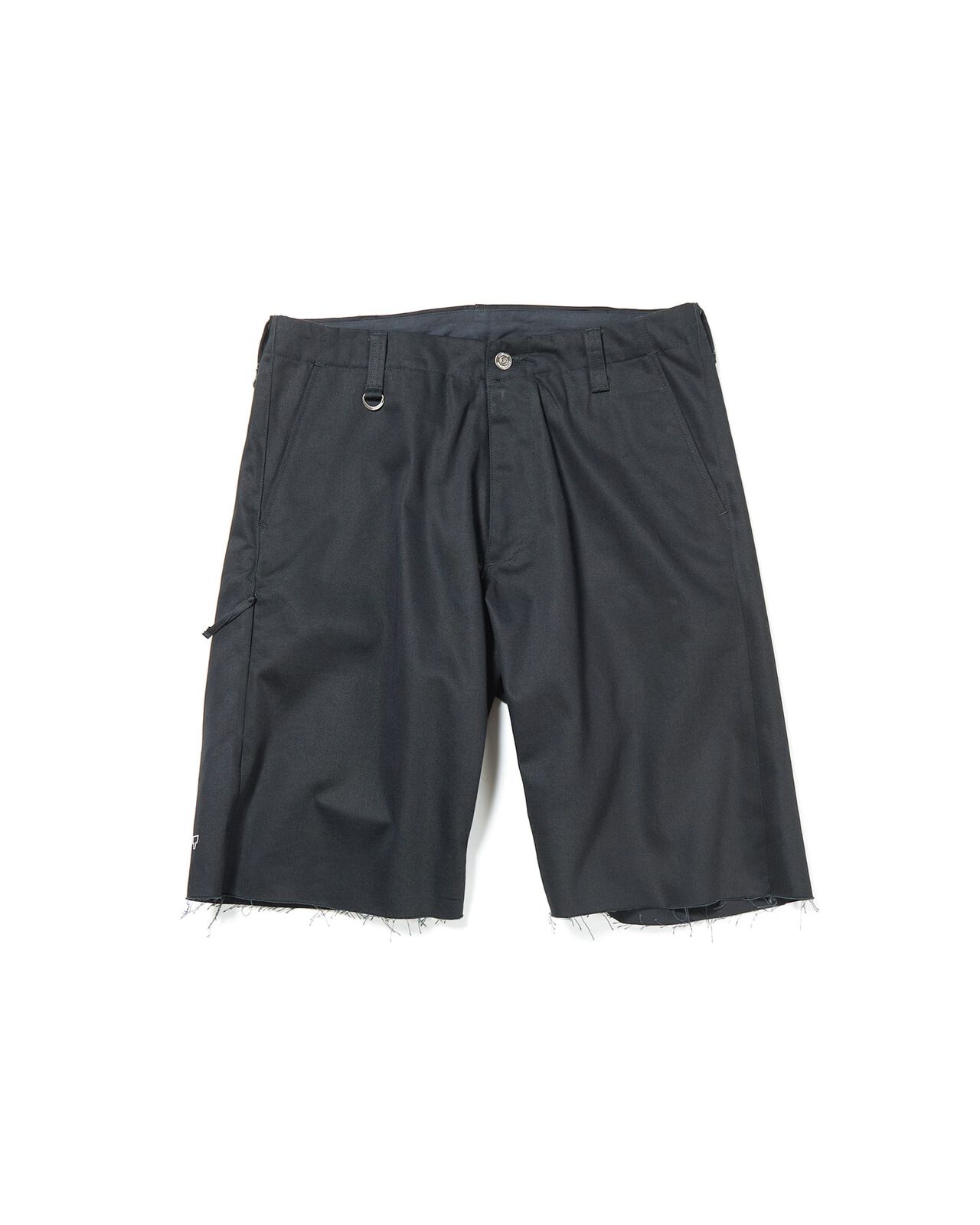 CUT OFF SHORTS,BLACK, large image number 0