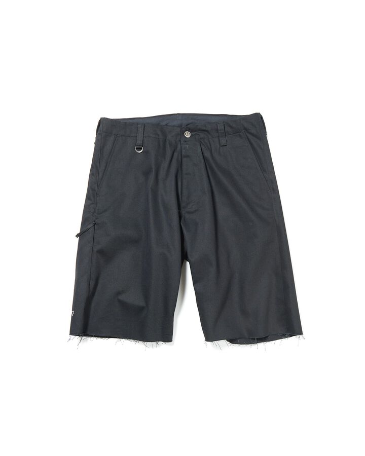 CUT OFF SHORTS,BLACK, medium