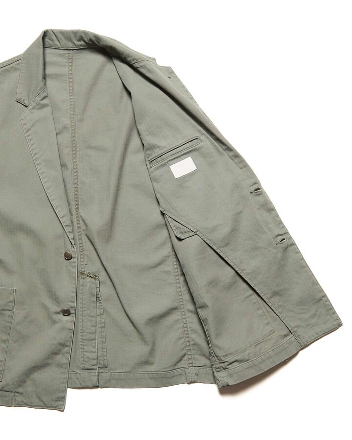 DAMAGED WIDE JACKET,KHAKI, medium image number 5