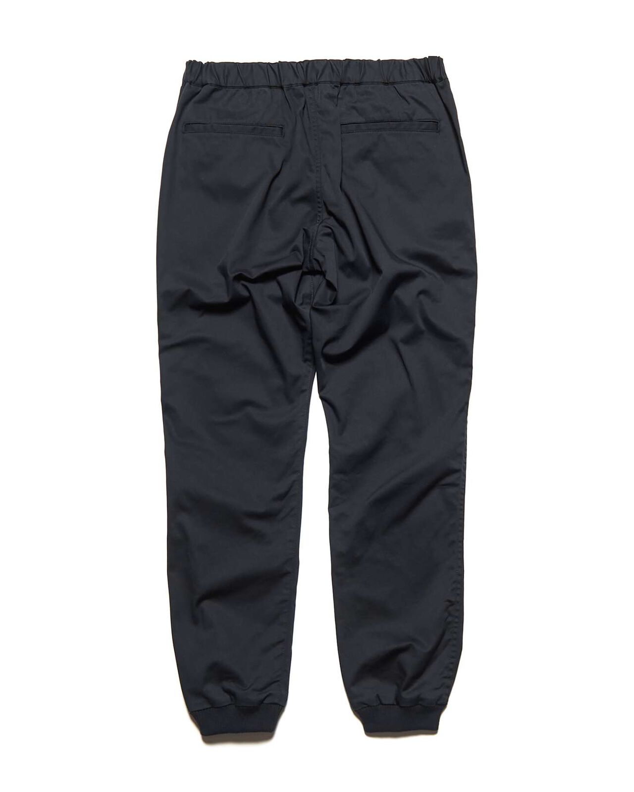 STRETCH TWILL SLIM-FIT RIBBED PANTS,BLACK, large image number 1