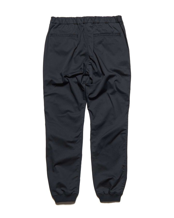 STRETCH TWILL SLIM-FIT RIBBED PANTS,BLACK, medium image number 1