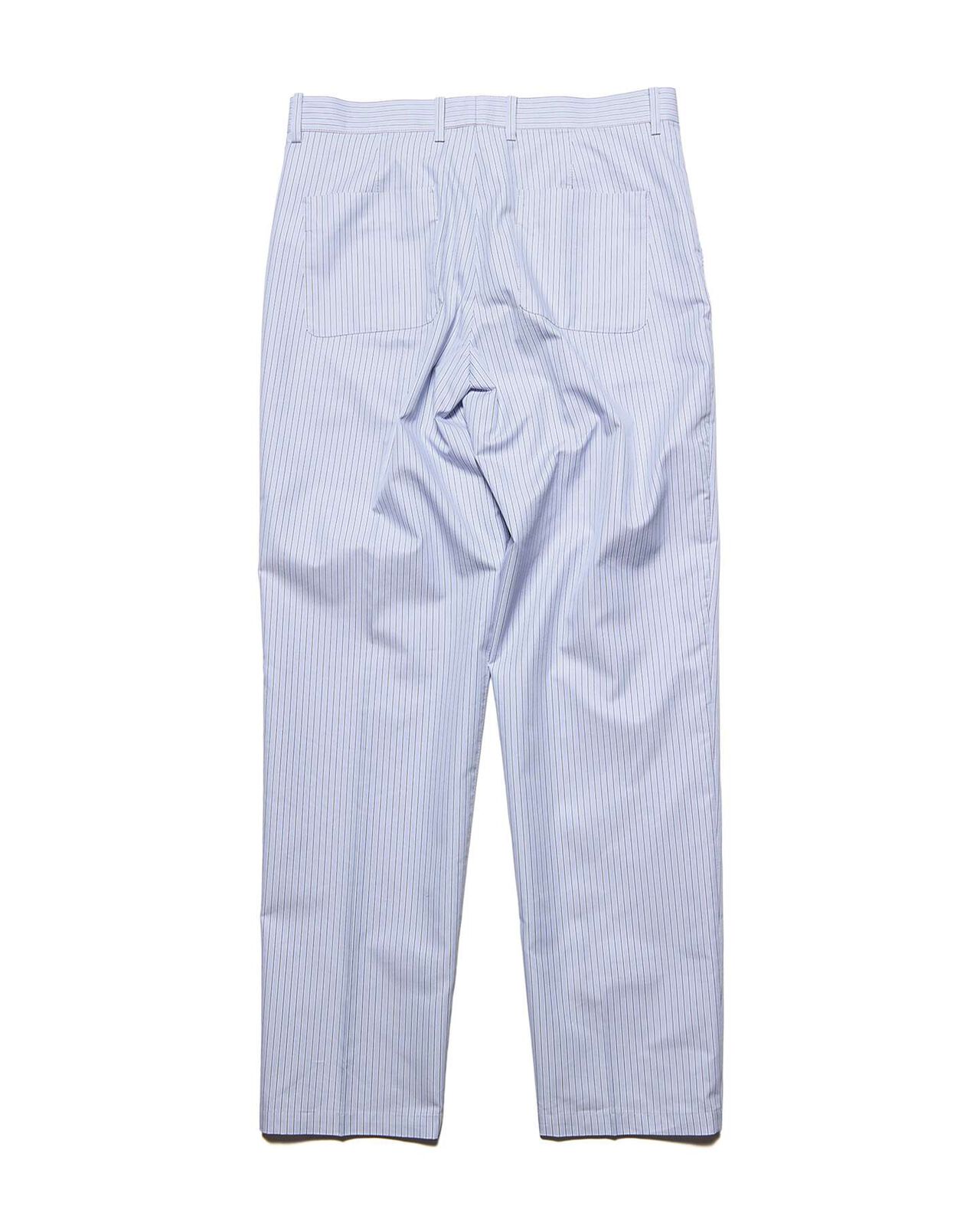 BROADCLOTH SLIM SLACKS,LIGHT BLUE, large image number 1
