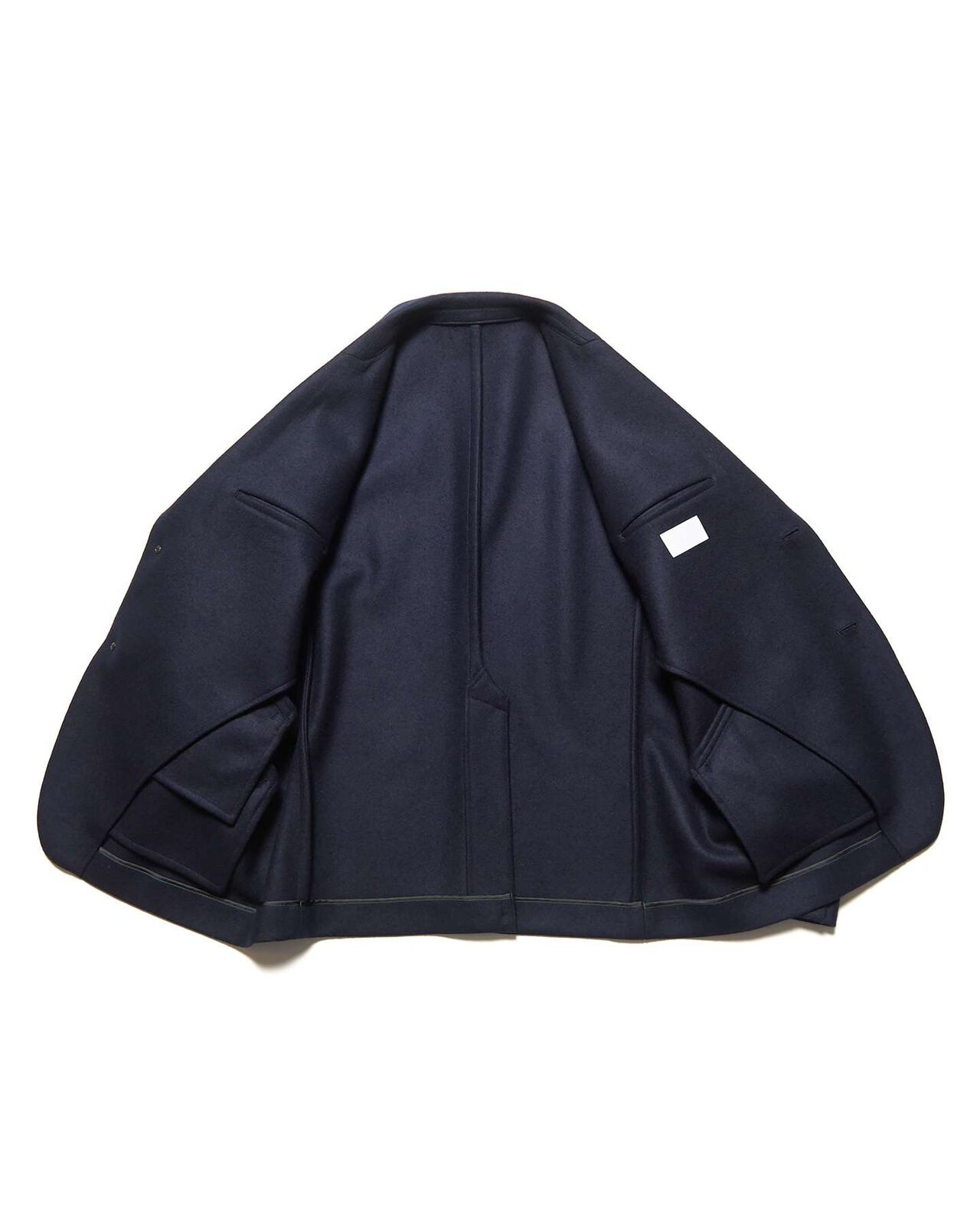 WOOL MELTON RELAX-FIT BLAZER,NAVY, large image number 7