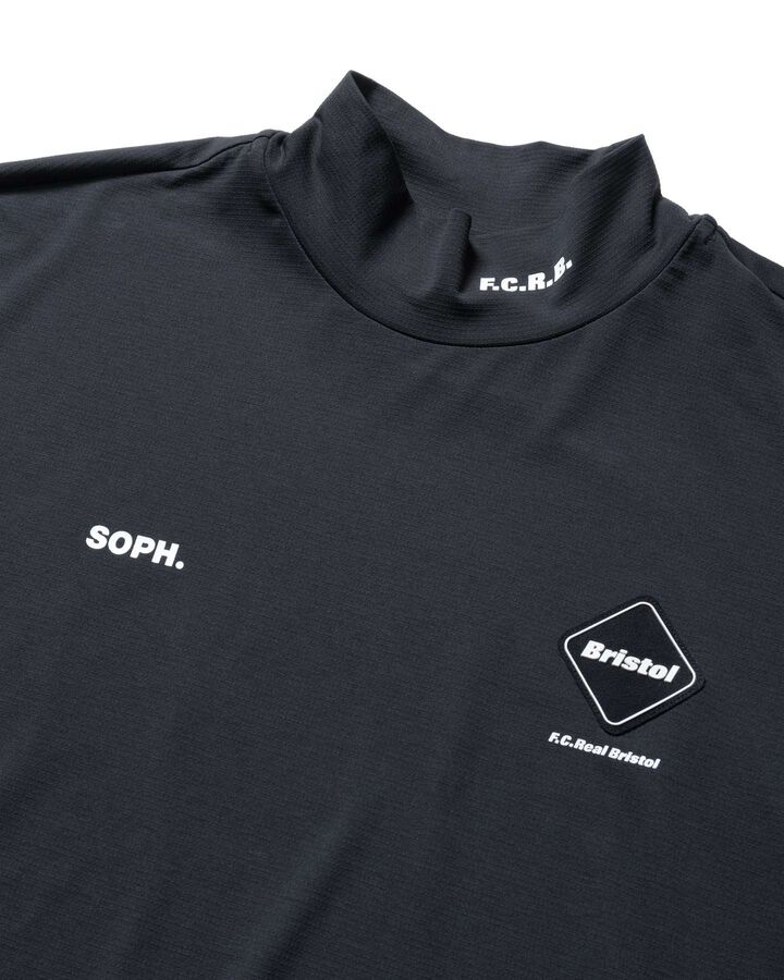 L/S MOCKNECK TOP,BLACK, medium image number 2