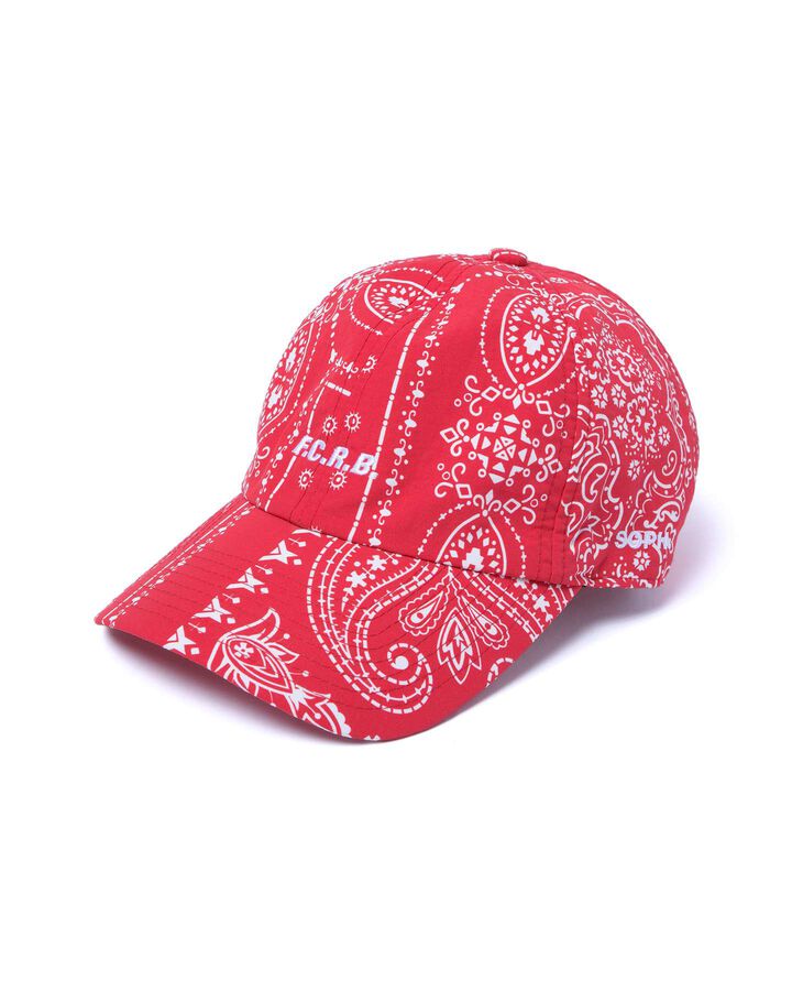 BANDANA NYLON CAP,RED, medium
