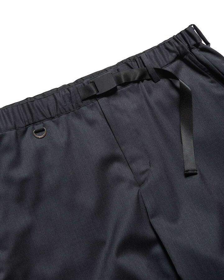 WOOL GABARDINE SLIM-FIT ACTIVE SLACKS,CHARCOAL GRAY, medium image number 2