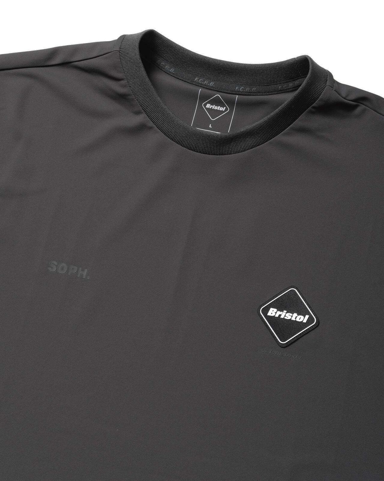 L/S ATHLETIC TOP,CHARCOAL GRAY, large image number 2