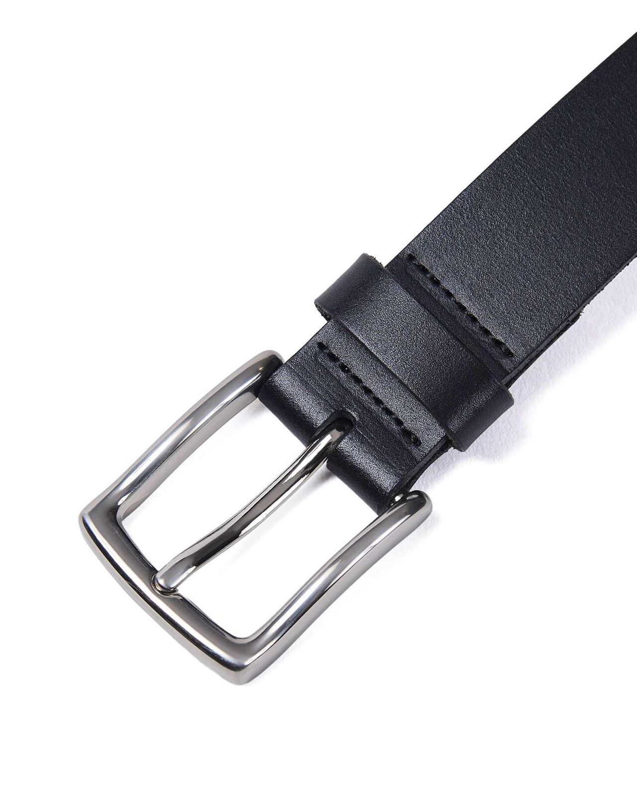 STANDARD LEATHER BELT,BLACK, large image number 1