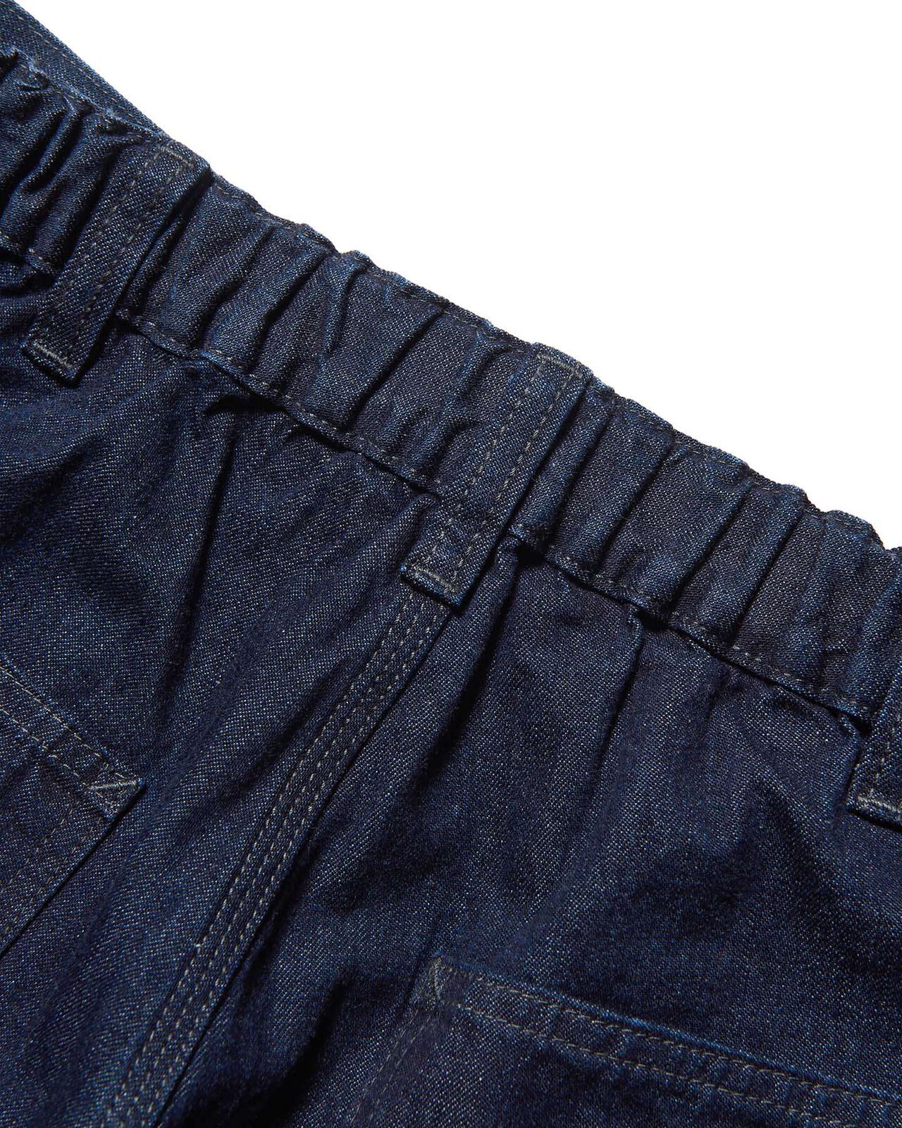 LEE DUNGAREES SHIRRING SLACKS,INDIGO, large image number 5
