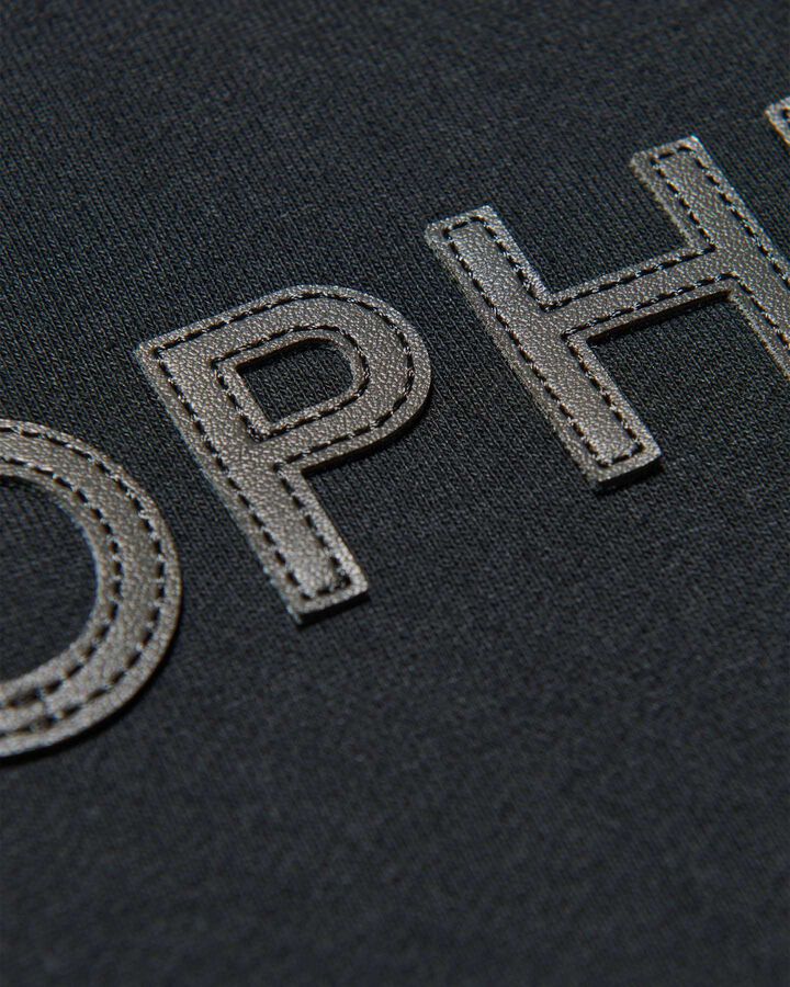 LOGO PATCH HOODIE,BLACK, medium image number 2