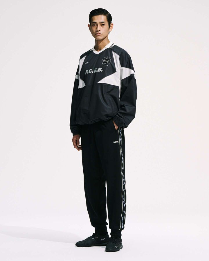 SHADOW WEAVE STRIPE PANTS,BLACK, medium image number 8
