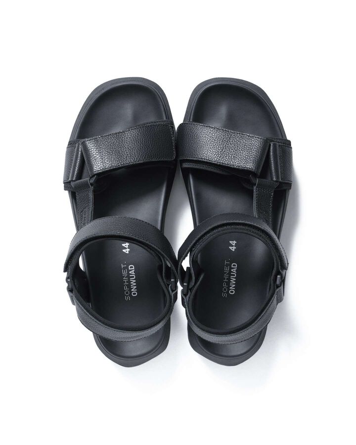 ONWUAD LEATHER SANDALS,BLACK, medium image number 2