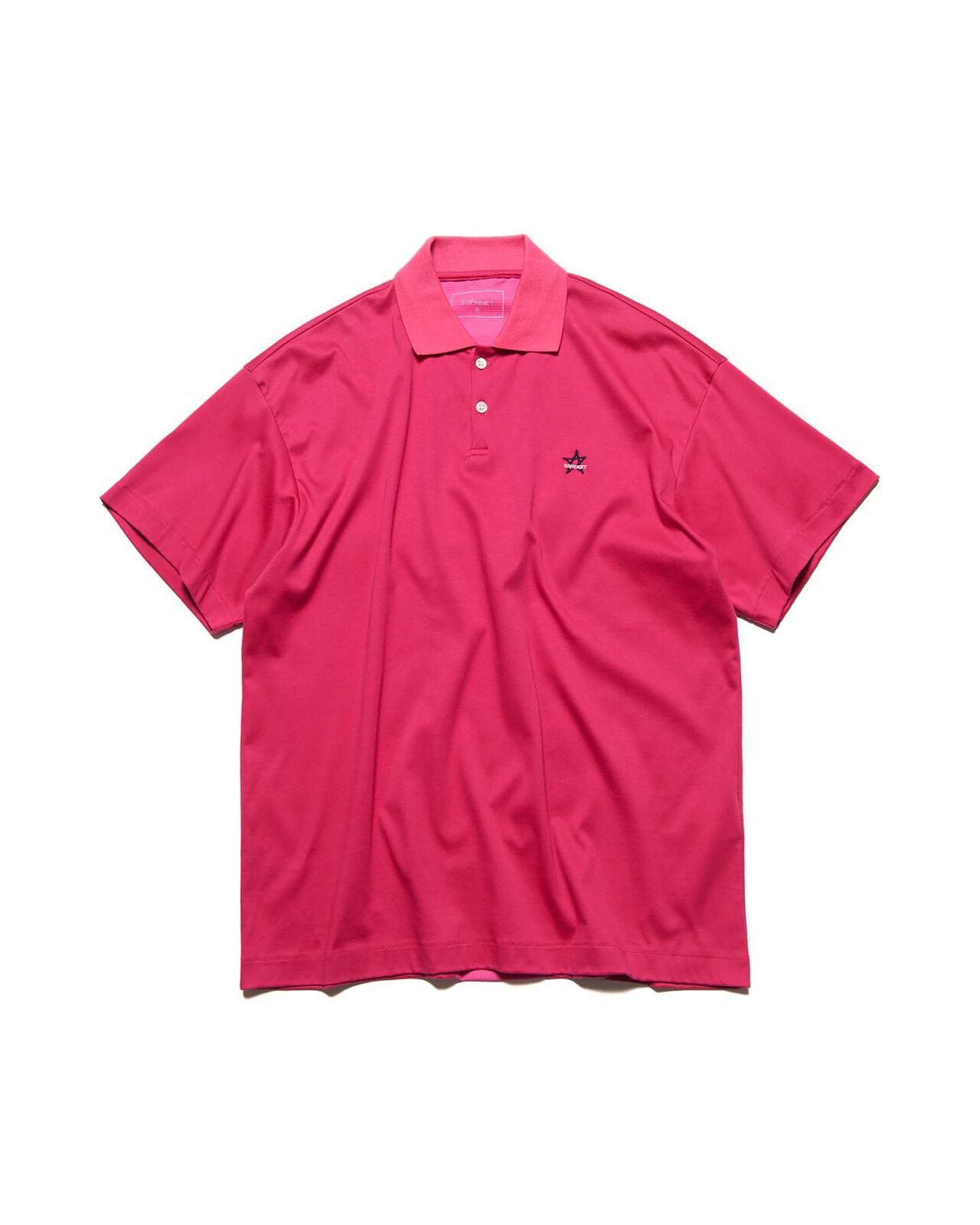 STAR S/S POLO SHIRT,PINK, large image number 0