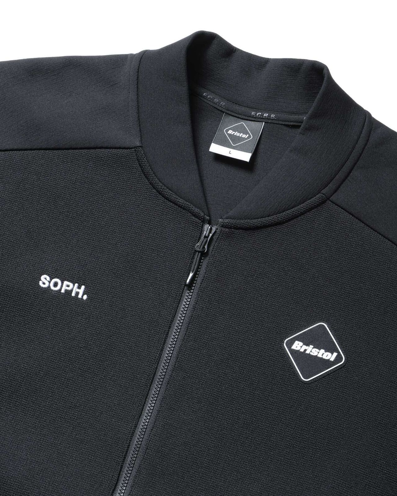 QUARTER KNIT BLOUSON,BLACK, large image number 2