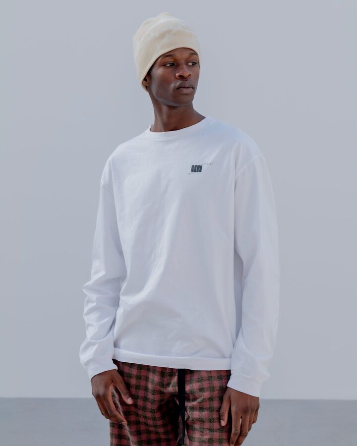 IN-PROCESS PRINT L/S TEE,BLACK, medium image number 5