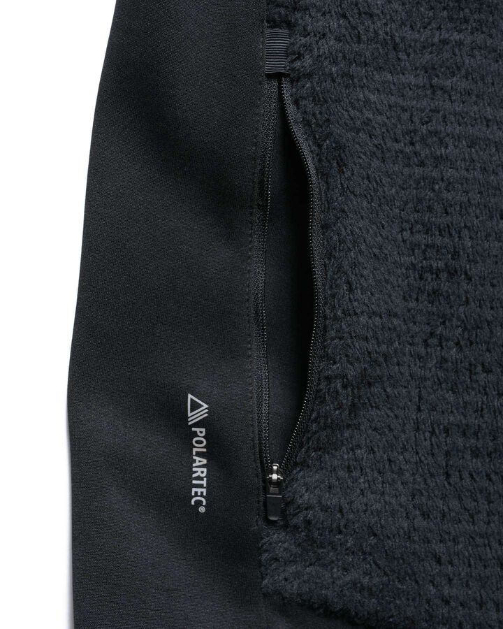 HYBRID FLEECE VEST,BLACK, medium image number 3