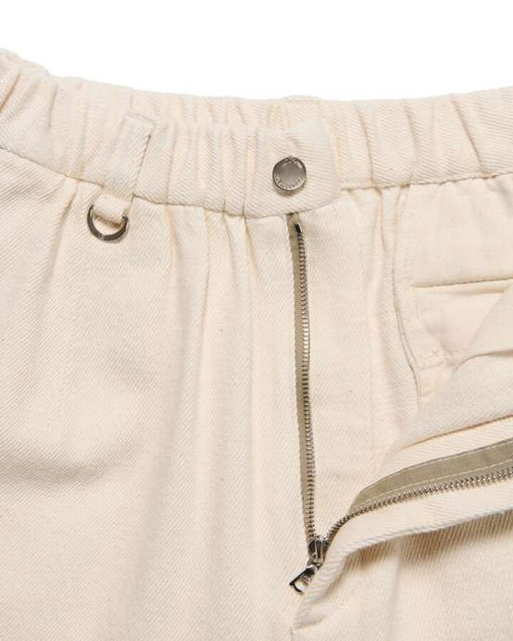 WASHED RELAX FIT PANTS,WHITE, medium image number 2