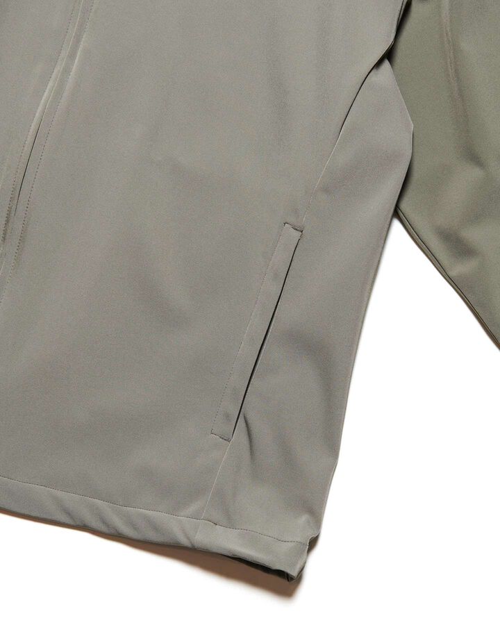 4WAY STRETCH ZIP-UP TECH CARDIGAN,KHAKI, medium image number 2