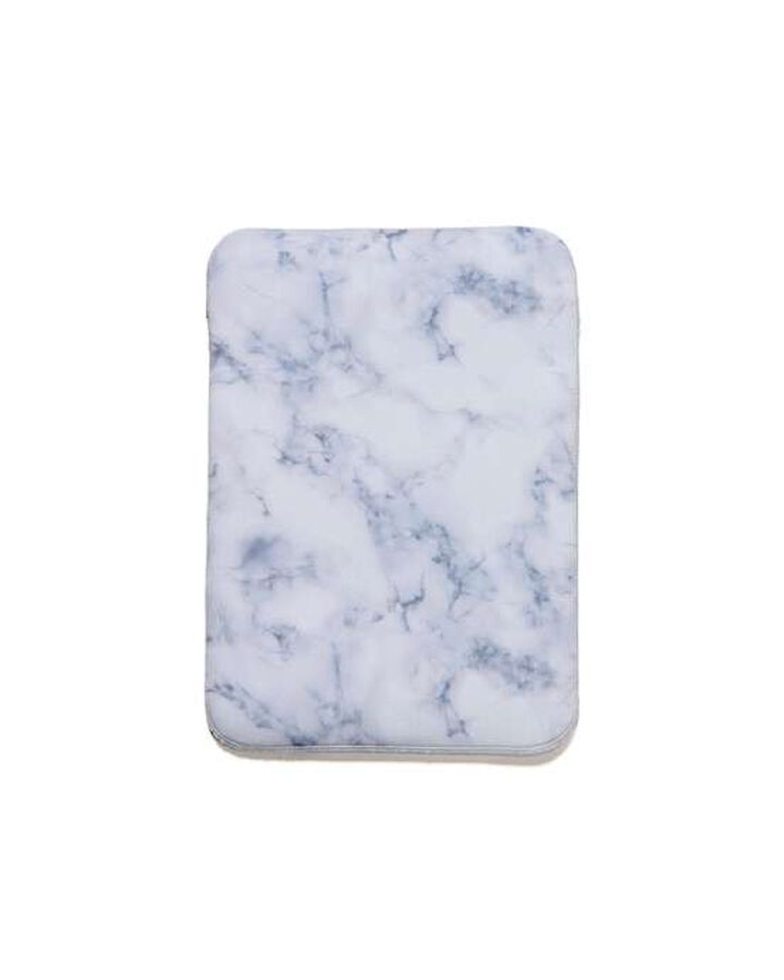 MARBLE LAPTOP SLEEVE (M),WHITE, medium image number 1