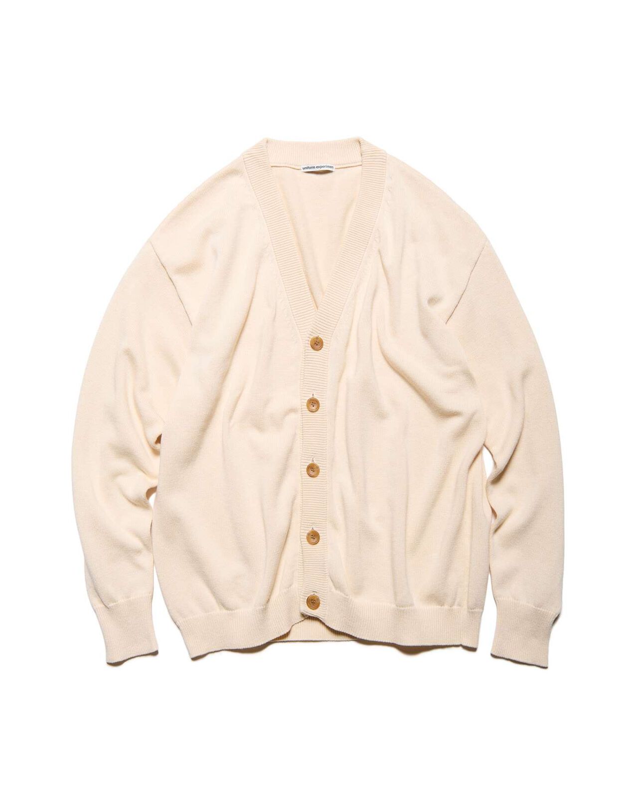 MIDDLE GAUGE KNIT CARDIGAN,IVORY, large image number 0