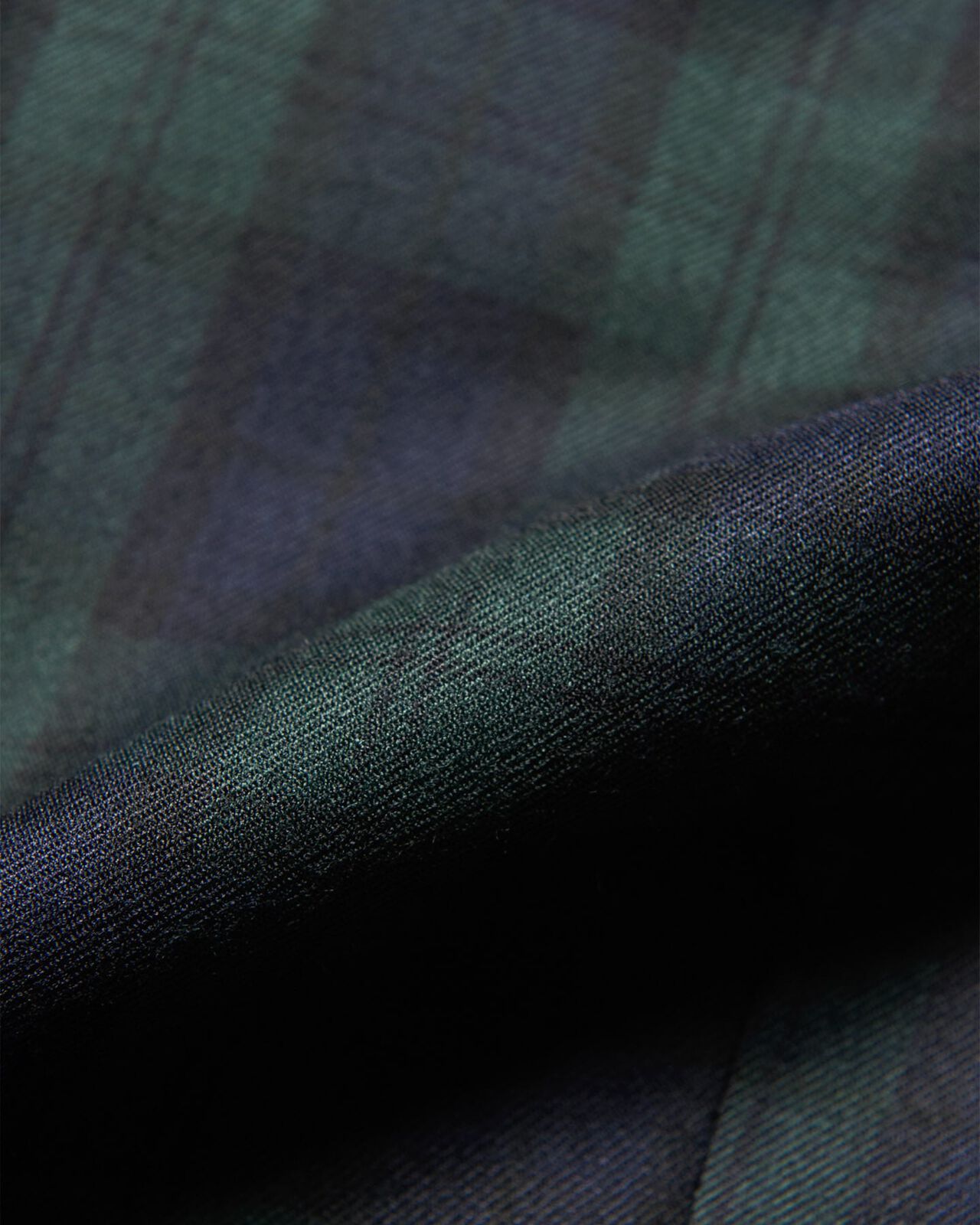 STRETCH WOOL SIDE POCKET TAPERED PANTS,GREEN, large image number 4