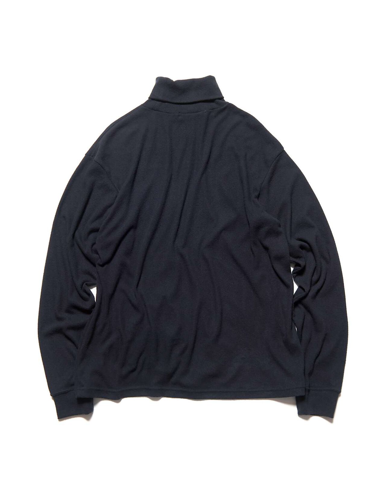 MICRO FLEECE TURTLENECK TOP,BLACK, large image number 1