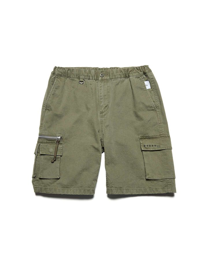MILITARY FIELD CARGO SHORTS,KHAKI, medium