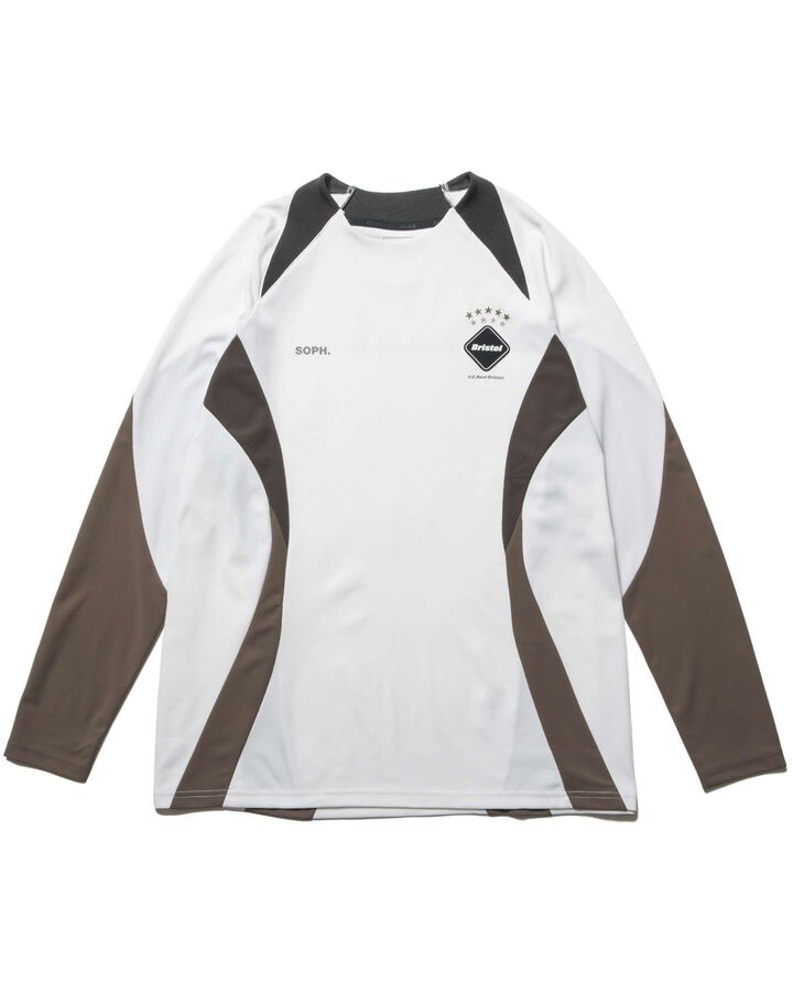 L/S GAME SHIRT,OFF WHITE, medium
