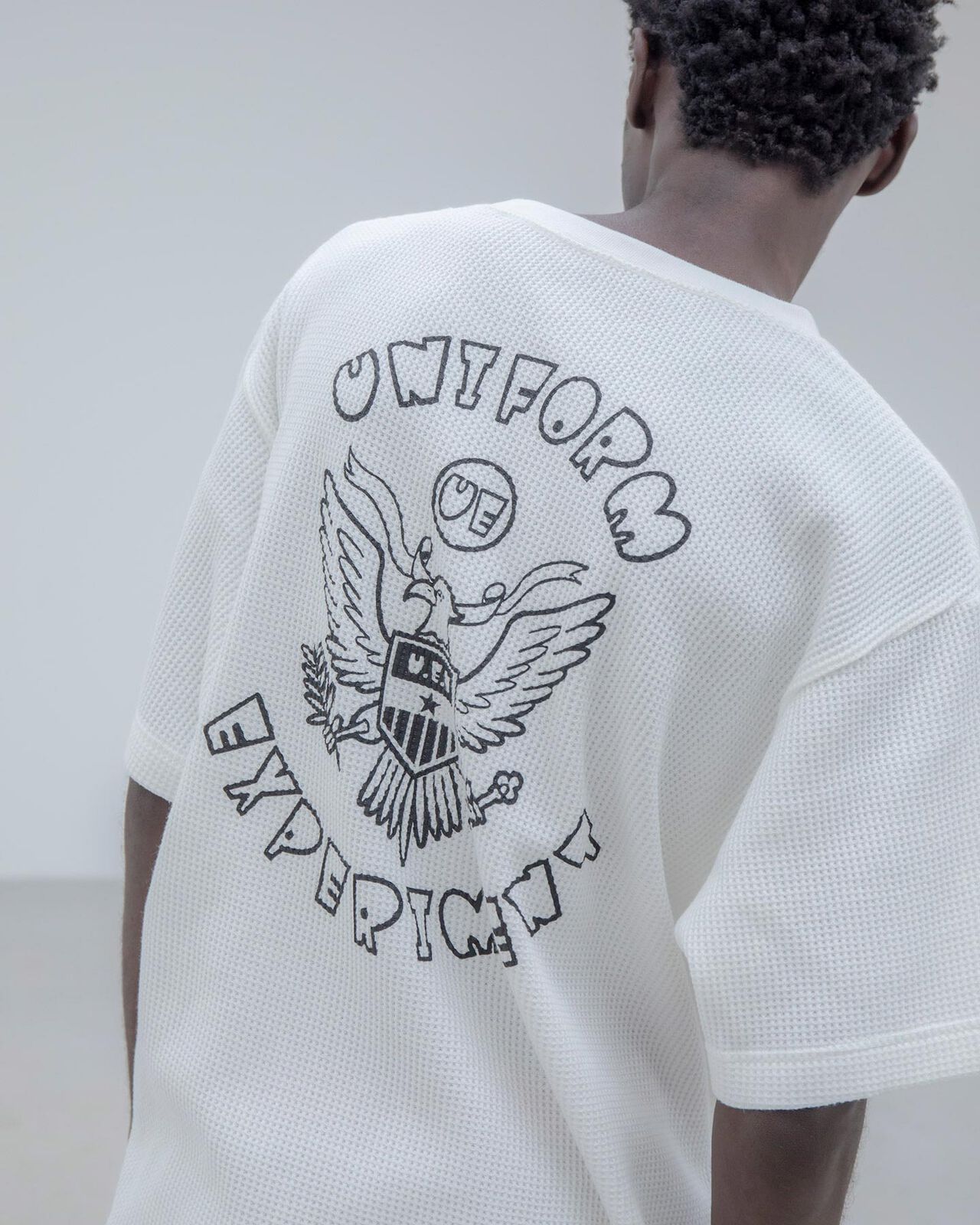 UE NAVY WAFFLE TEE,KHAKI, large image number 5