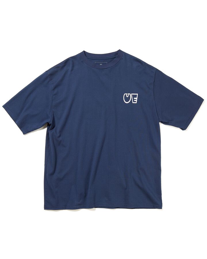 STAR BAGGY TEE,NAVY, medium