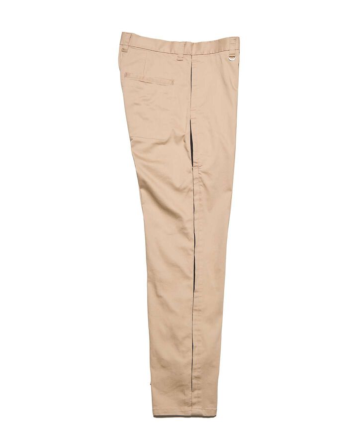 STRETCH TWILL SIDE TAPE PANTS,BEIGE, medium image number 2
