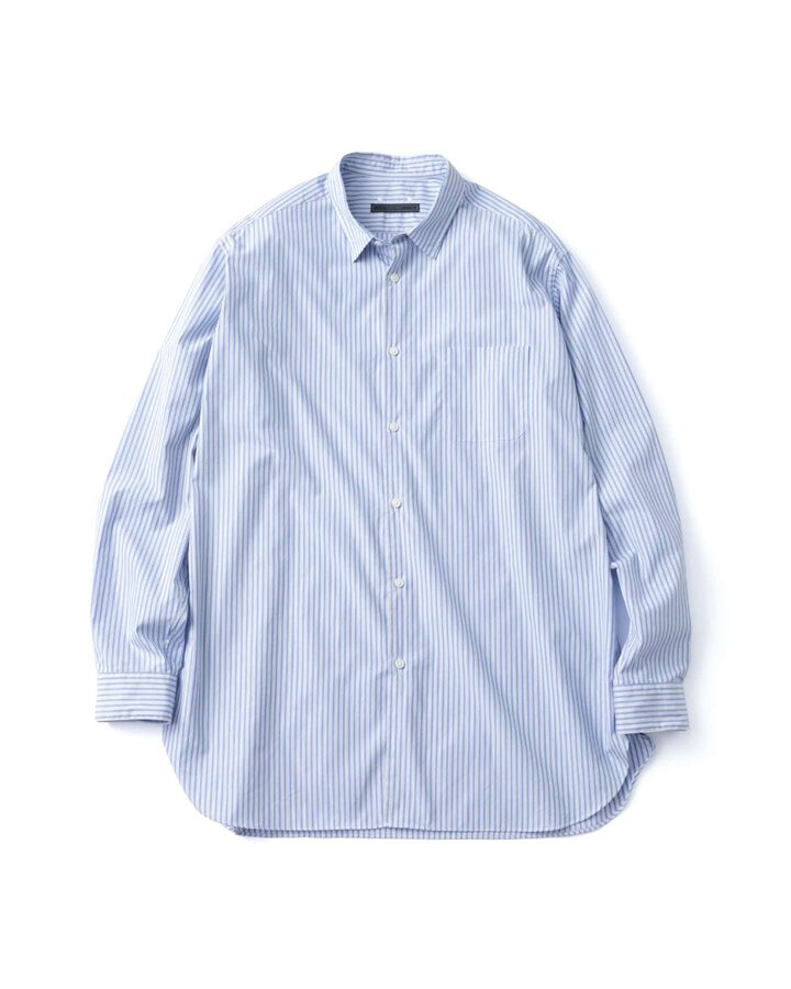 BAGGY LONG SHIRT,NAVY, medium