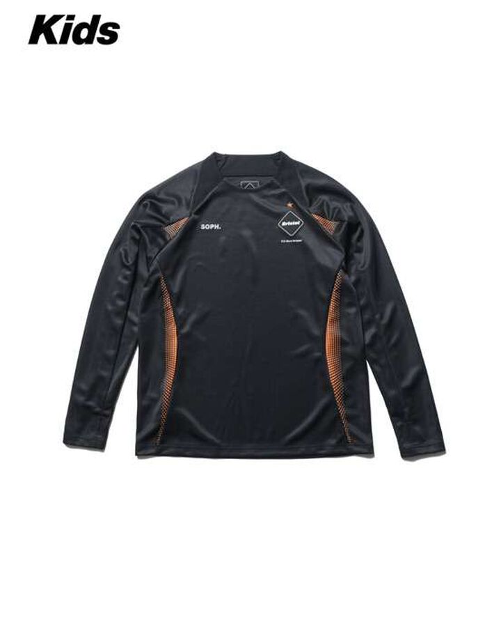 AUTHENTIC L/S GAME SHIRT,BLACK, medium