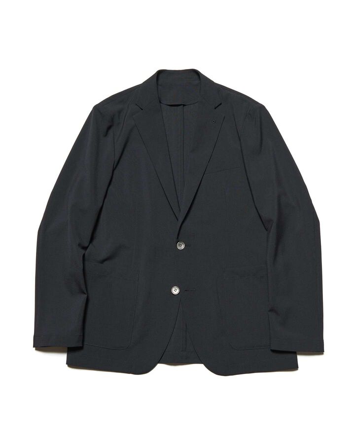 HIGH-TWIST POPLIN JACKET,BLACK, medium image number 0