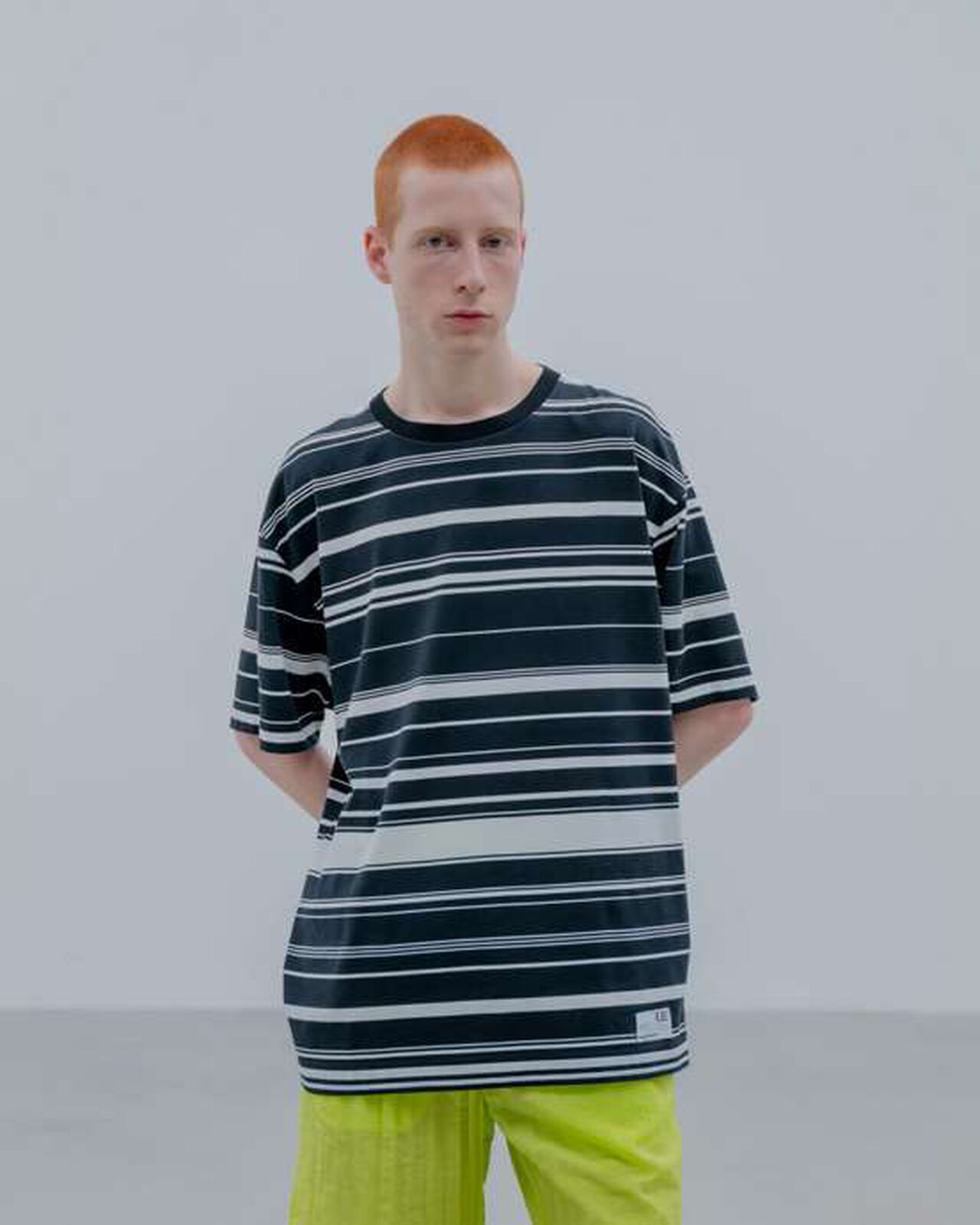 BORDER LOOSE S/S TEE,A, large image number 4