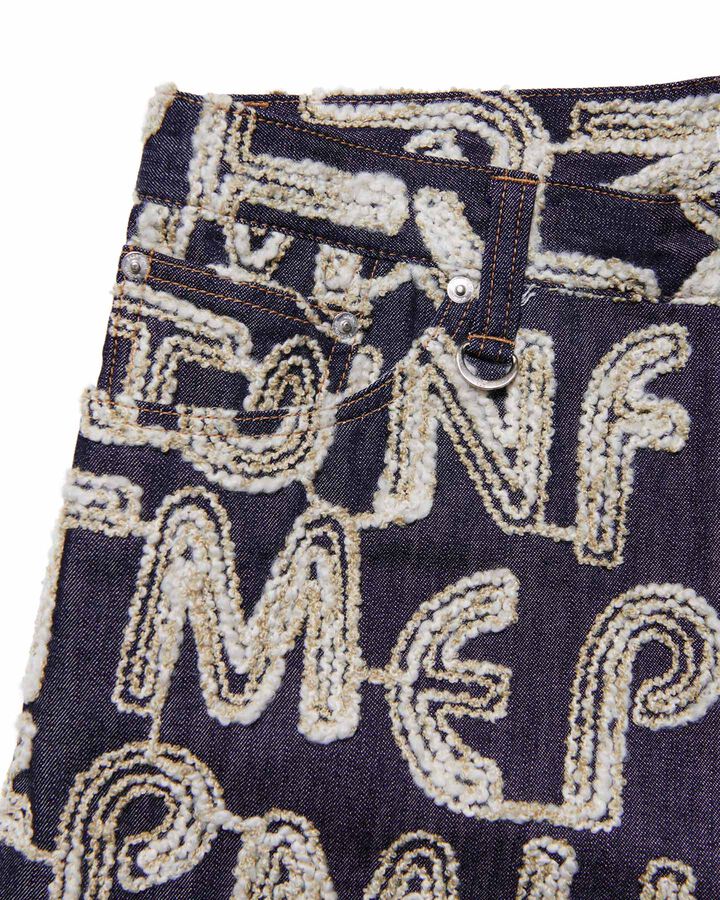 OVERFLOW DENIM SHORTS,INDIGO, medium image number 2